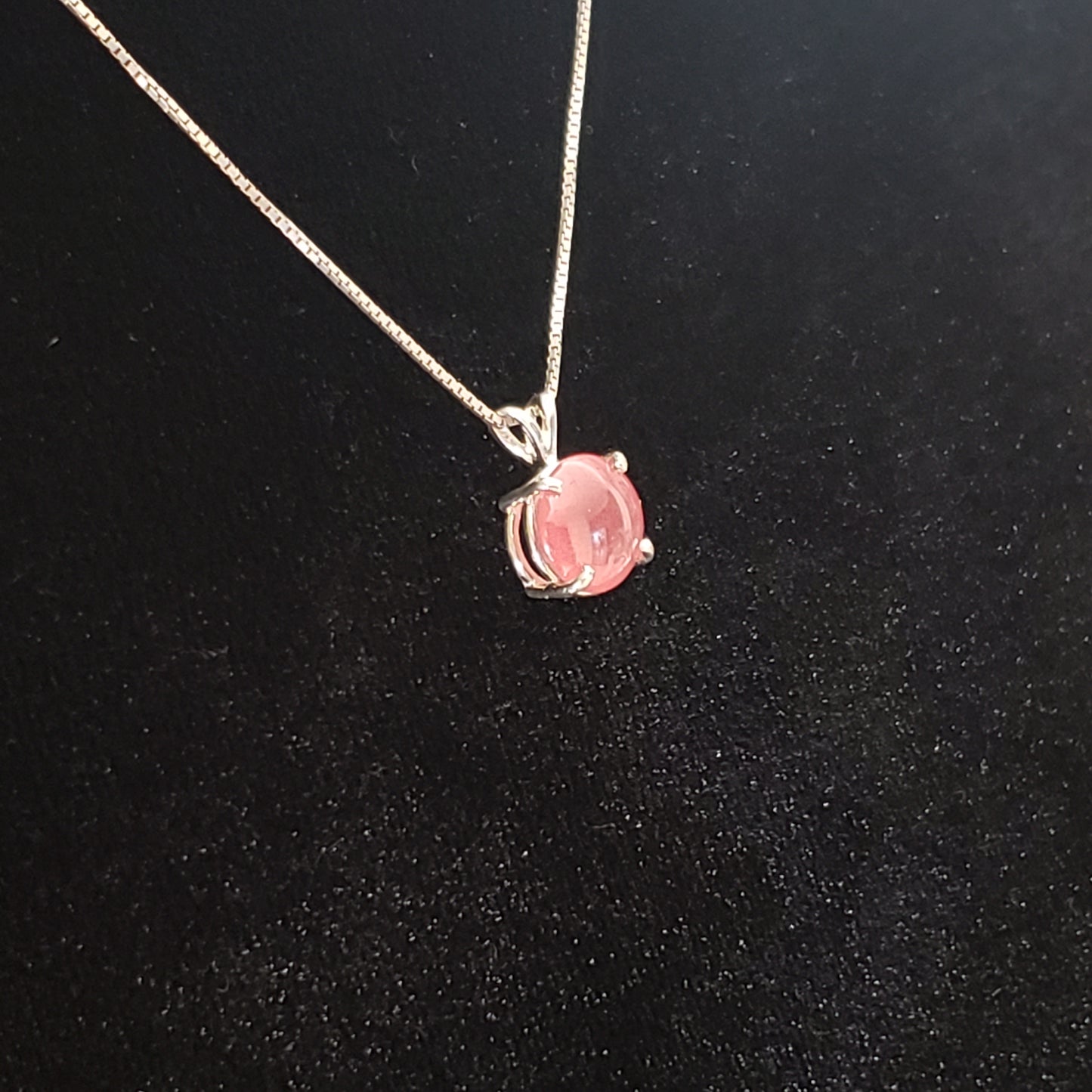 Rhodocrosite 8 carat Silver Pendant Simply CBD LLC