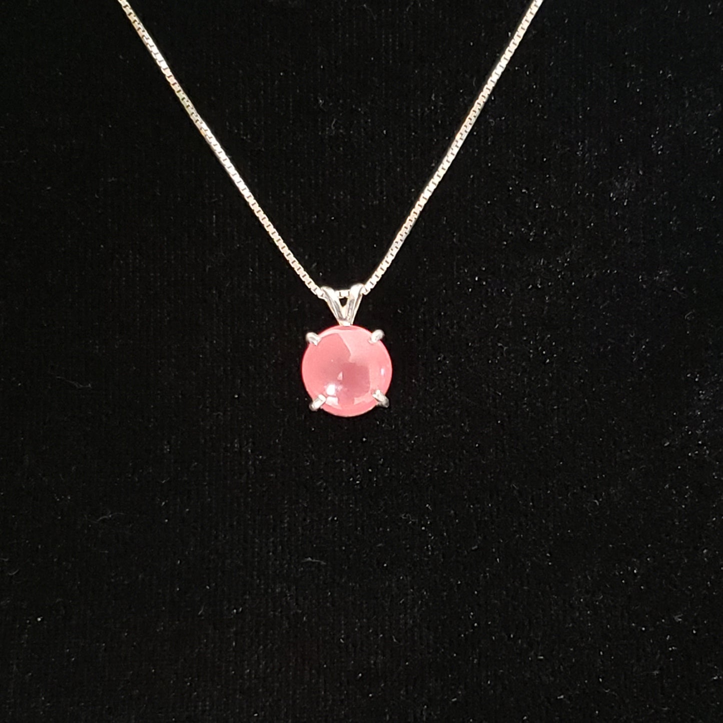 Rhodocrosite 8 carat Silver Pendant Simply CBD LLC