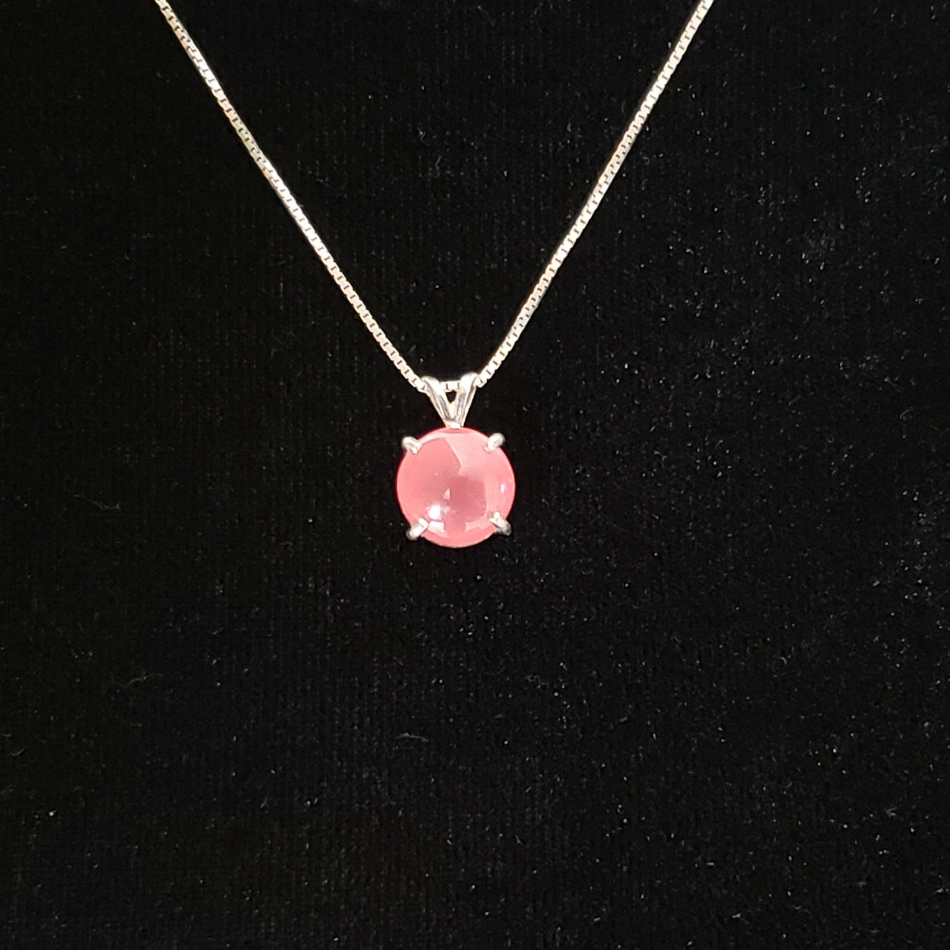 Rhodocrosite 8 carat Silver Pendant Simply CBD LLC