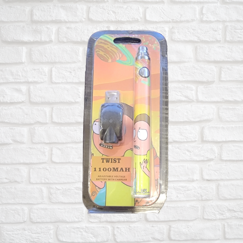 Backwoods/ Cookies/ Rick & Morty 1100 MAH 510 Cartridge Battery Simply CBD LLC