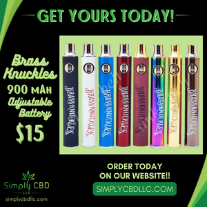 Brass Knuckles 900 Mah Twist Simply CBD LLC