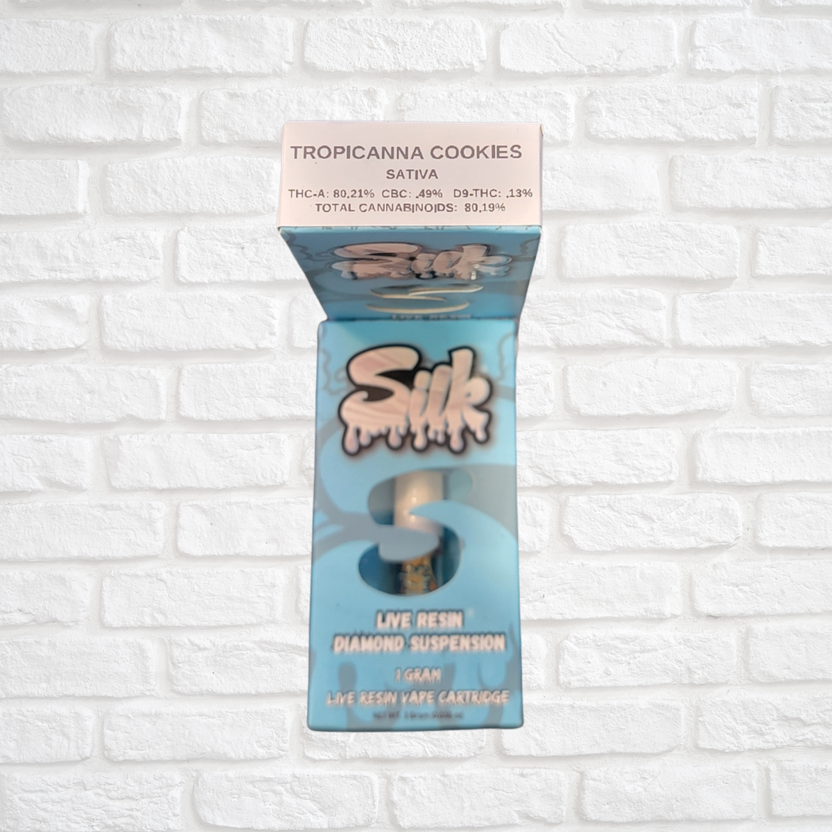 Silk Live Resin Diamond Suspension Cartridge Simply CBD LLC