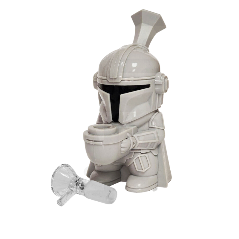Mandalorian Silicone Water  Bong -- Star Wars Simply CBD LLC