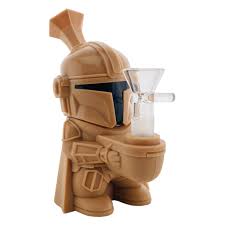 Mandalorian Silicone Water  Bong -- Star Wars Simply CBD LLC