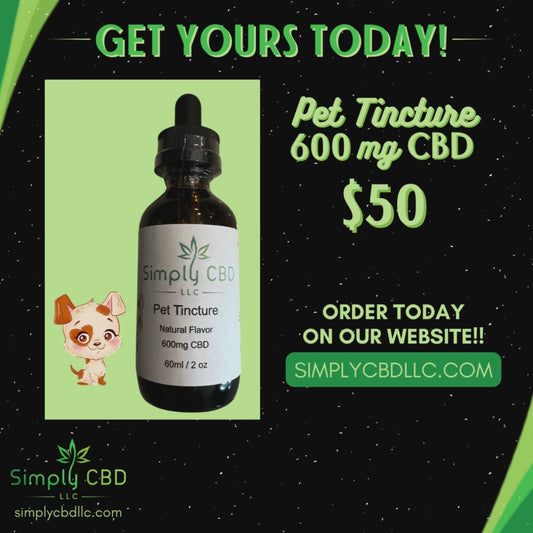 CBD Pet Tincture 600mg 2 oz
