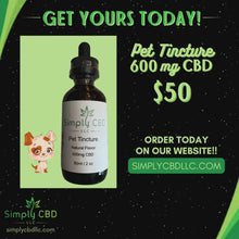 Load and play video in Gallery viewer, CBD Pet Tincture 600mg 2 oz
