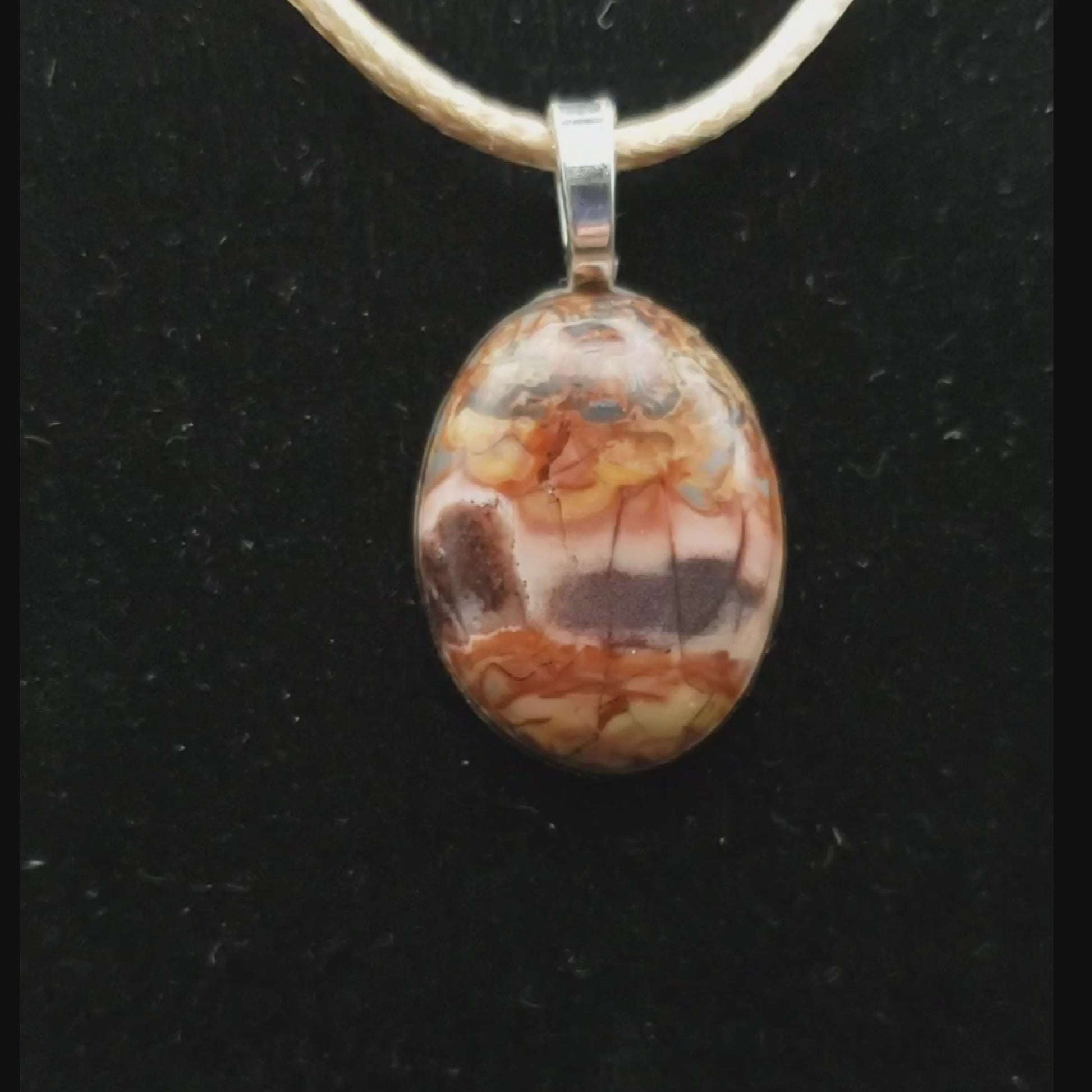 Banded Jasper Agate Pendant CJ00044