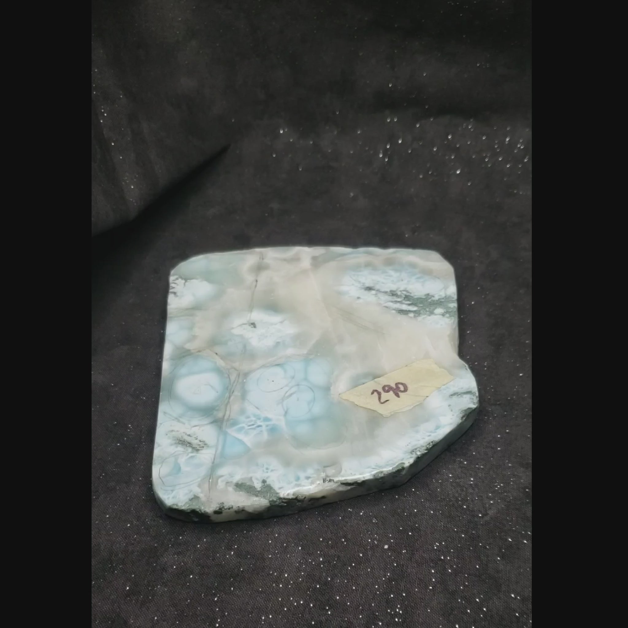 Larimar Lapidary Stone LAR290 vid