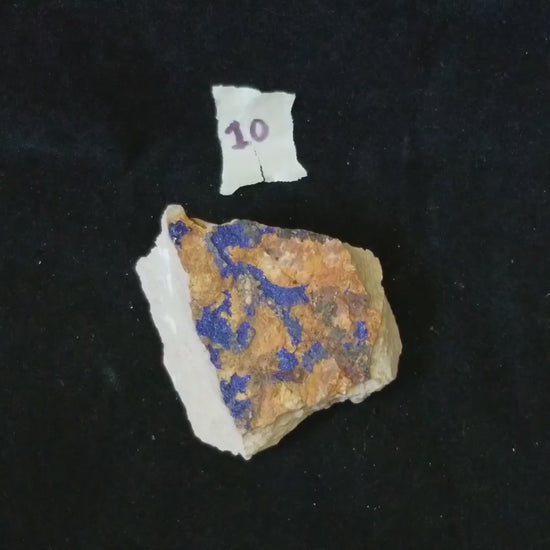 Malachite Azurite Chrysocolla Isolated Raw Natural Stone MAC10 vid