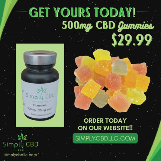 Simply CBD Gummies 500 mg