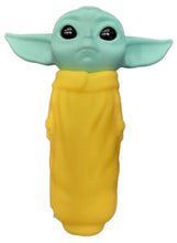 Load image into Gallery viewer, Silicone Baby Yoda Hand Pipe with Glass Bowl Simply CBD LLC
