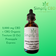 Load image into Gallery viewer, Full Spectrum CBD + CBG Tincture 2000mg Simply CBD LLC
