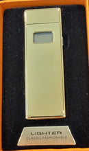 Load image into Gallery viewer, USB Electric Classic Fashionable Plasma Dual Arch Rechargeable Lighter Simply CBD LLC
