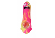 Load image into Gallery viewer, Silicone Pickle Rick Hand Pipe Simply CBD LLC
