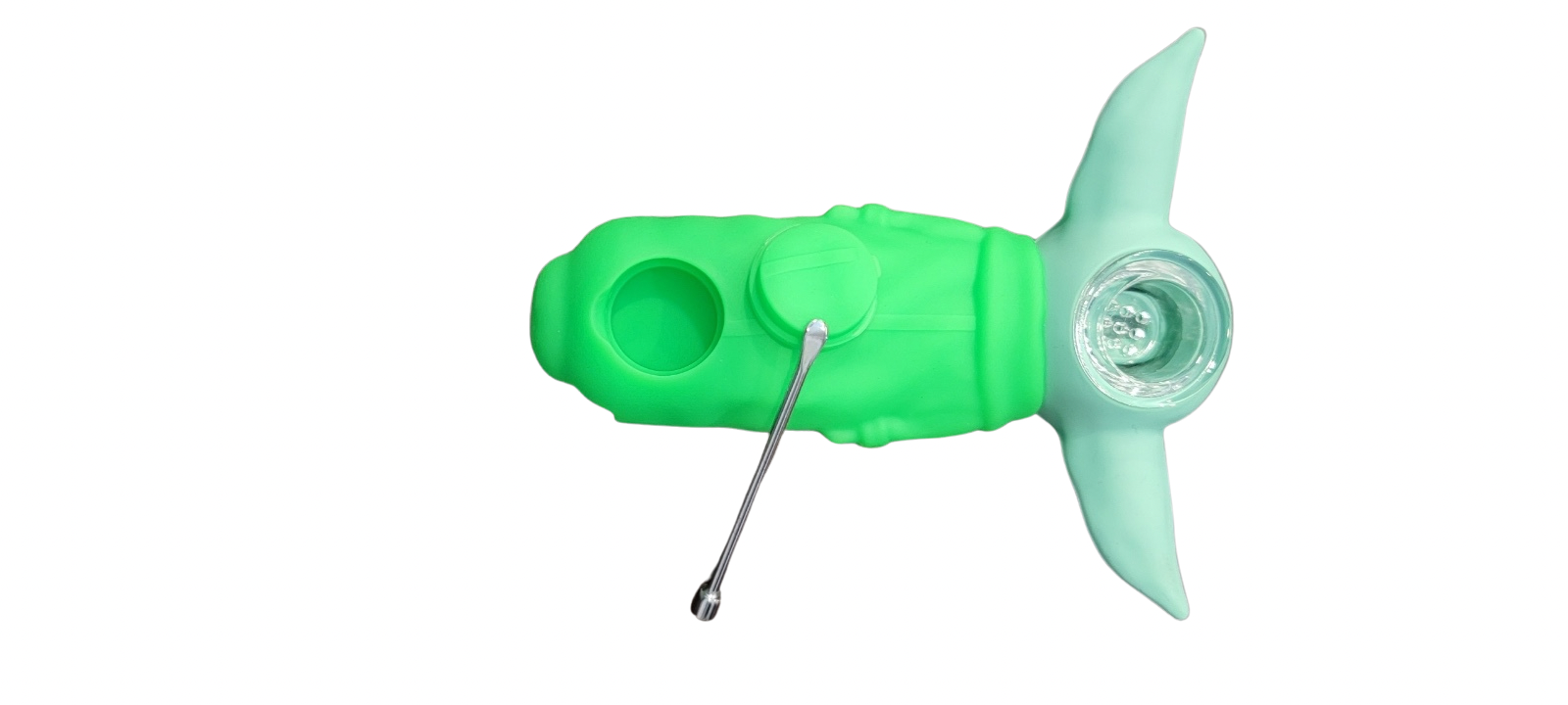 Silicone Baby Yoda Hand Pipe with Glass Bowl $9.99 Simply CBD LLC