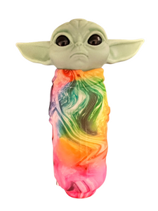 Silicone Baby Yoda Hand Pipe with Glass Bowl Simply CBD LLC