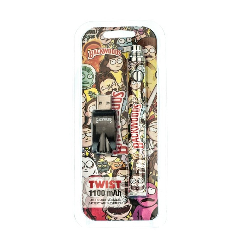 Backwoods/ Cookies/ Rick & Morty 1100 MAH 510 Cartridge Battery Simply CBD LLC