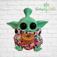 Load image into Gallery viewer, Collectible Baby Yoda Silicone Water Bong Pipe - Grogu &quot; The Child&quot; Simply CBD LLC
