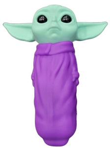 Silicone Baby Yoda Hand Pipe with Glass Bowl Simply CBD LLC