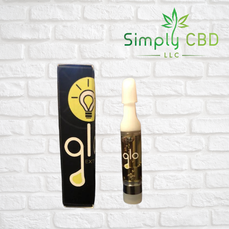 Glo Extracts THC Vape Cartridges 1 gram Simply CBD LLC