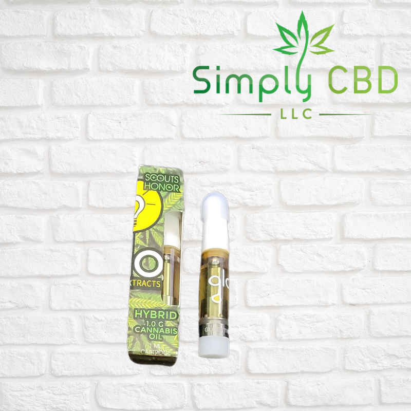Glo Extracts THC Vape Cartridges 1 gram $20.00 Simply CBD LLC