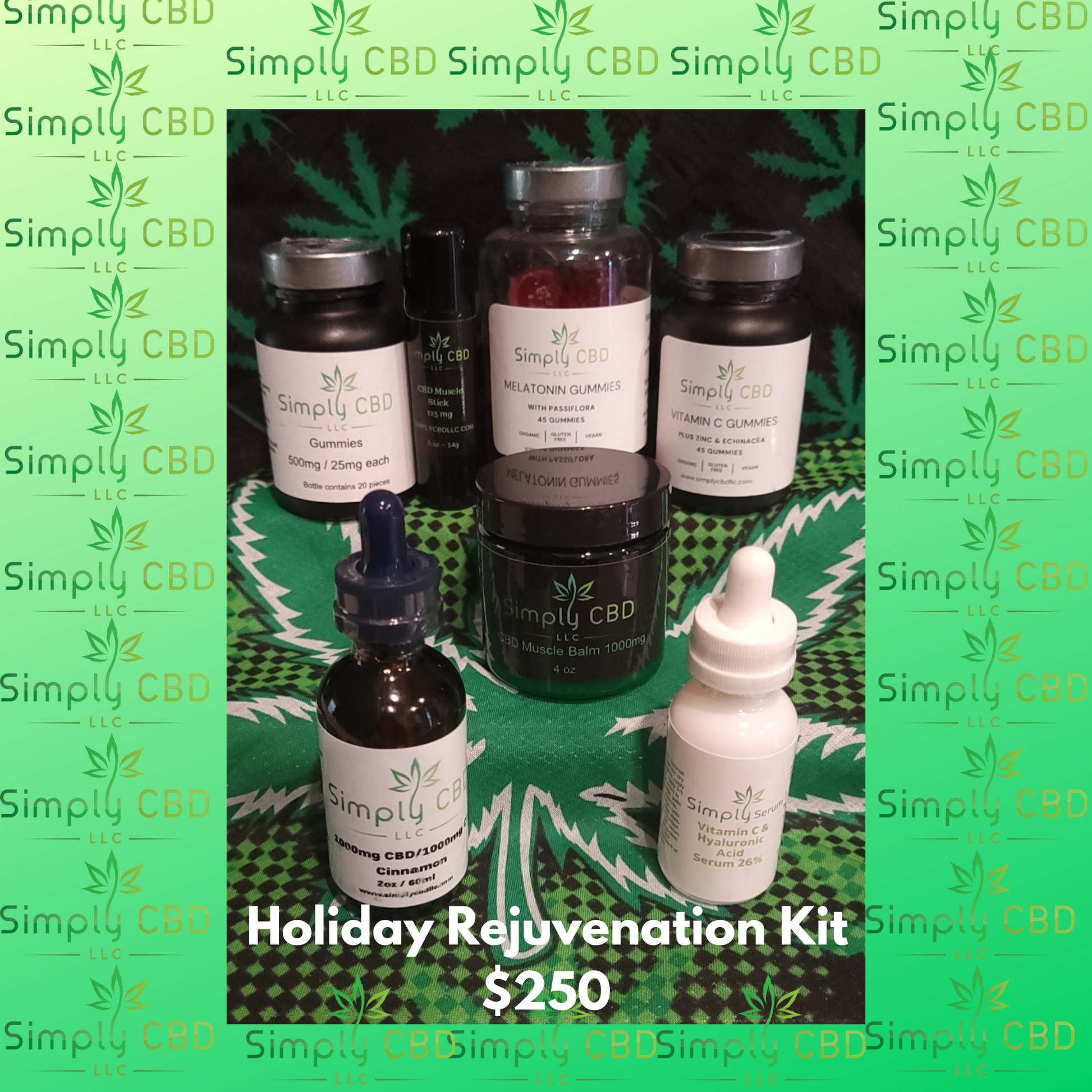 Holiday Rejuvenation Kit Simply CBD LLC