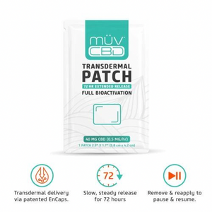MÜV 72 Hour CBD Transdermal Patch 40 mg Simply CBD LLC