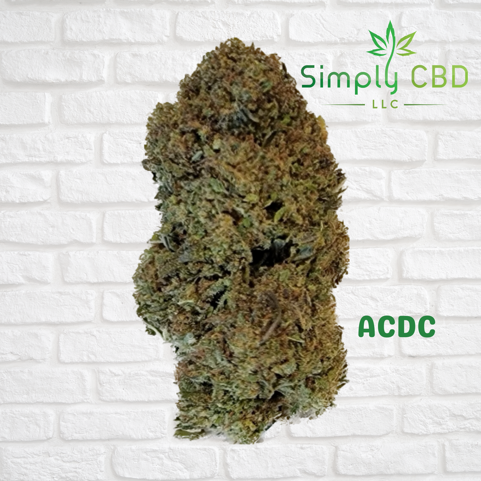 Organic CBD Flower ACDC Hybrid S/D Simply CBD LLC