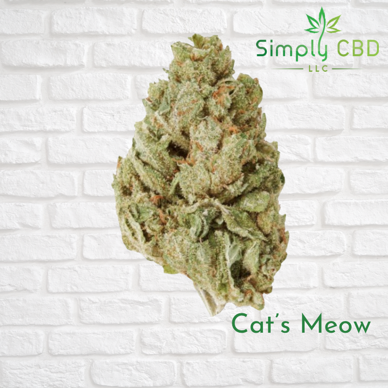 Organic CBD Flower Cat's Meow - Hybrid Simply CBD LLC