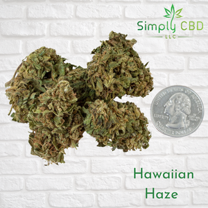 Organic CBD Flower Hawaiian Haze — Sativa Simply CBD LLC