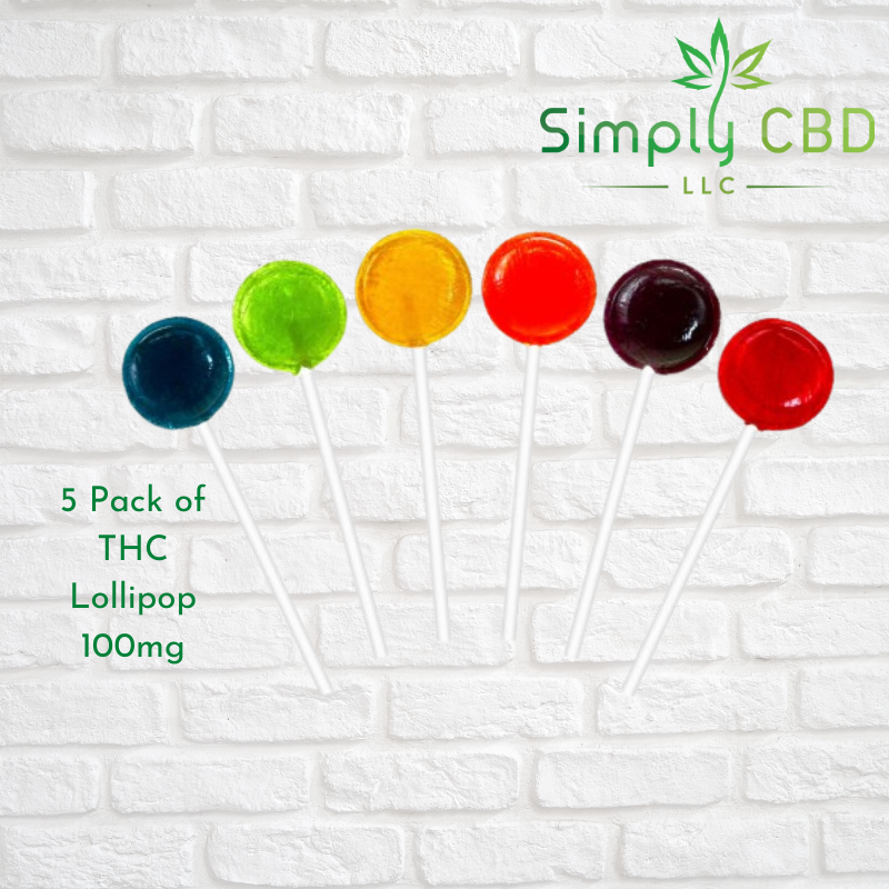 THC Lollipops 25 mg each (Copy) Simply CBD LLC